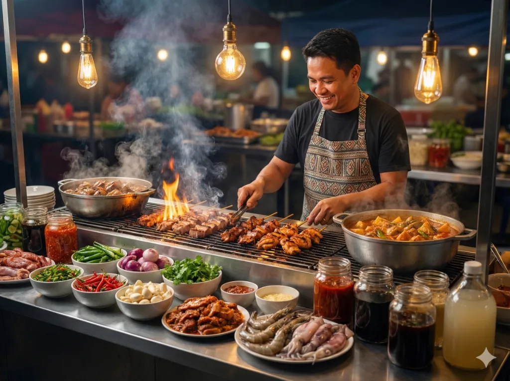 Filipino Street Food Cooking